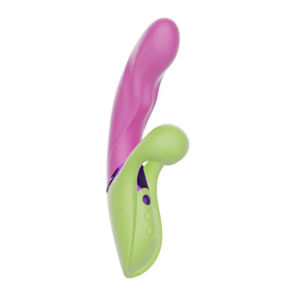 Macetando Vibrador Penetrável Com Função Tapping e Estimulador de Clitóris - Imagem 2