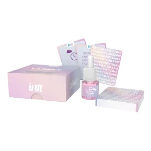 Clímax by INTT jogo com 69 cartas e gel de efeito quente para jogar em casal ou grupo de amigos