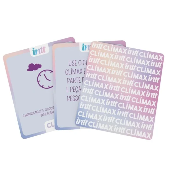 Clímax by INTT jogo com 69 cartas e gel de efeito quente para jogar em casal ou grupo de amigos - Imagem 2