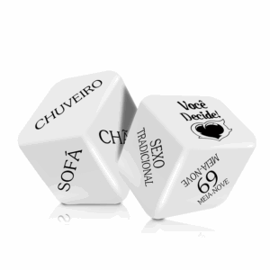Dado Jogo Cubo do Amor Hot com 2 Unidades