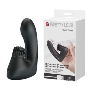 Dedeira com Estimulador de Clitóris Recarregável- Magic Drill - Pretty Love