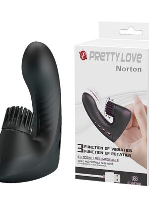 Dedeira com Estimulador de Clitóris Recarregável- Magic Drill - Pretty Love