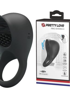 Anel Peniano com Estimulador de Clitóris - Ring Shaking II - Pretty Love