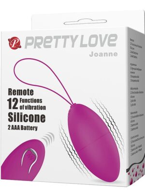 Bullet - Controle Remoto e 12 vibrações - Joanne - Pretty Love
