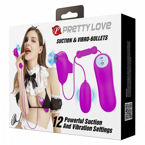 Bullet 2em1 co Pulsação e Controle Remoto - Pretty Love - Imagem 2