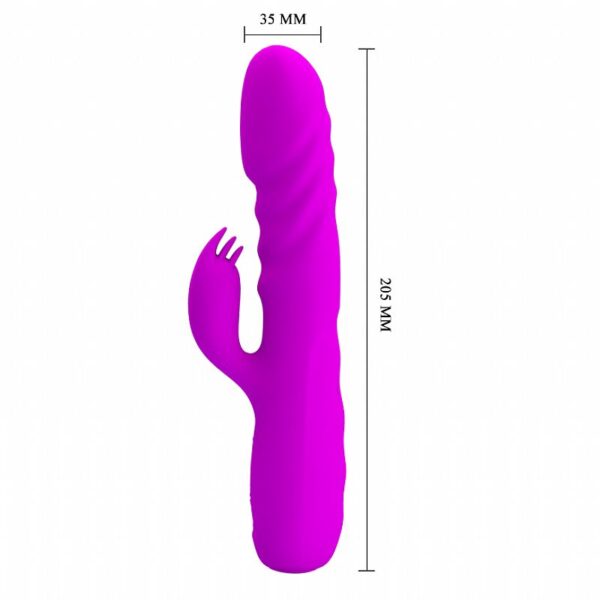 Vibrador de Ponto G e Clitóris com Vai e vem - Melanie - Pretty Love - Imagem 4