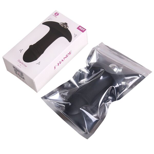 Plug Anal StarArrow com Vibro - Silicone Extra Macio - 10cm - S-Hande - Imagem 4