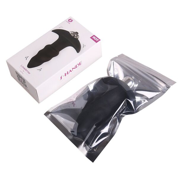 Plug Anal LoveArrow com Vibro - Silicone Extra Macio - 10cm - S-Hande - Imagem 3