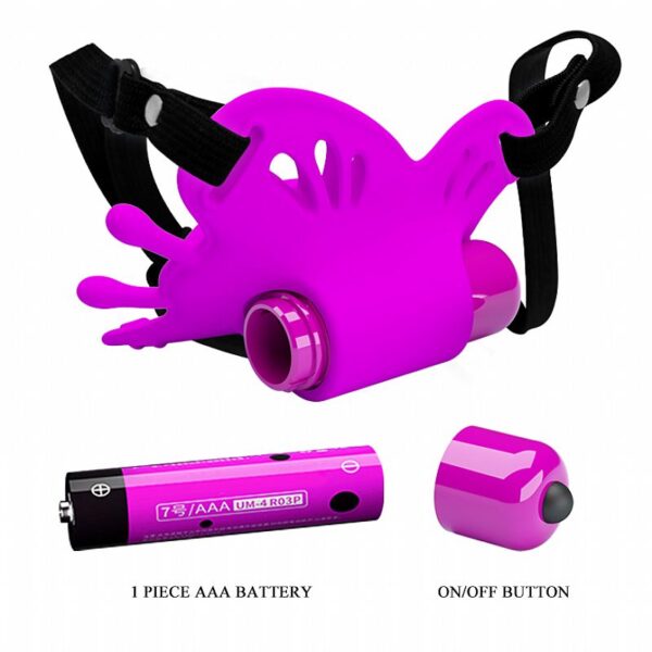 Vibrador de calcinha - Formato de Borboleta ( Estilo Cinta ) - Imagem 7