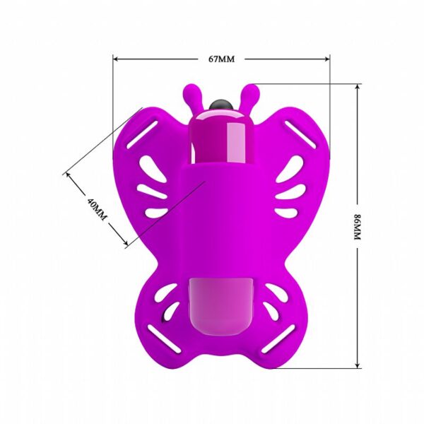 Vibrador de calcinha - Formato de Borboleta ( Estilo Cinta ) - Imagem 5