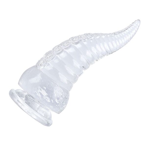Plug Anal em Silicone - Formato de Dildo com Ventosa - Imagem 3