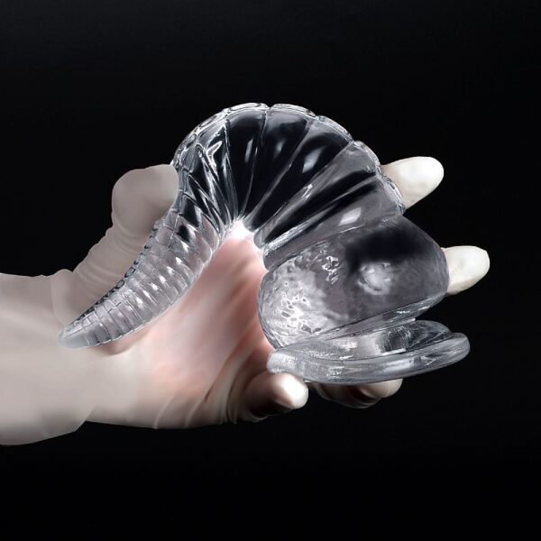 Plug Anal em Silicone - Formato de Dildo com Ventosa - Imagem 5
