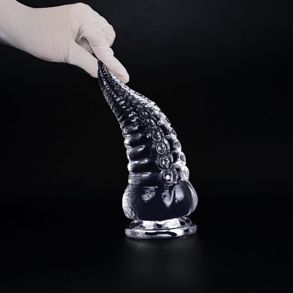 Plug Anal em Silicone - Formato de Dildo com Ventosa - Imagem 6