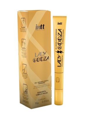 Lady Gooza Feminino Com Ponta Vibratória e Aroma de Tutti Frutti