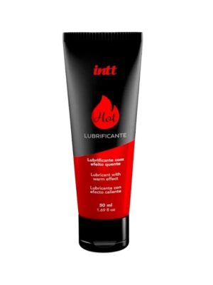 Lubrificante Corporal Hot Morango com Efeito Quente e Irresistível