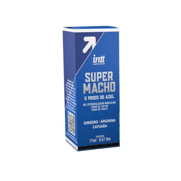 Super Macho Masculino O Poder do Azul Gel Pontencializador - Imagem 3