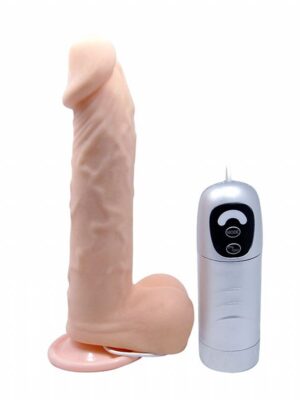 Prótese Vai e Vem 7 Vibros em Silicone Ultra Macio e Controle Remoto