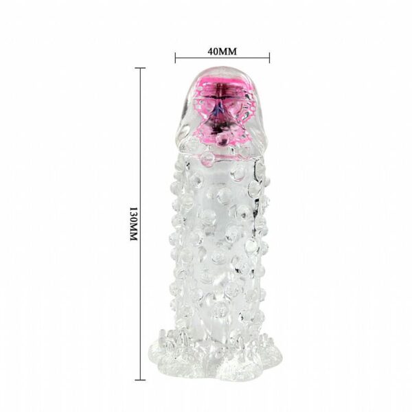 Capa Peniana Brave Man com Vibrador de Toque e Estimulador de Clitóris - Imagem 5