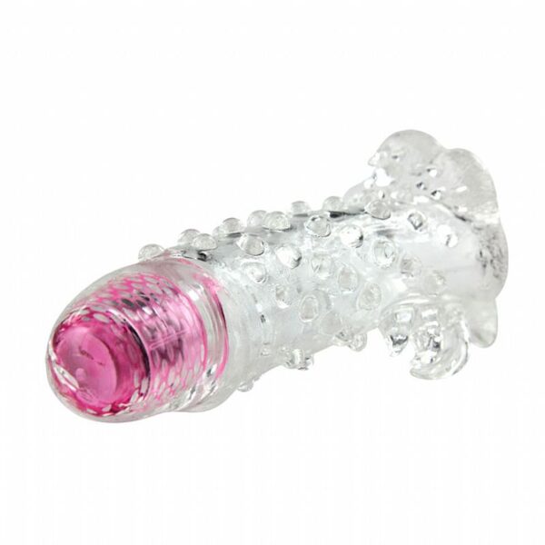 Capa Peniana Brave Man com Vibrador de Toque e Estimulador de Clitóris - Imagem 3