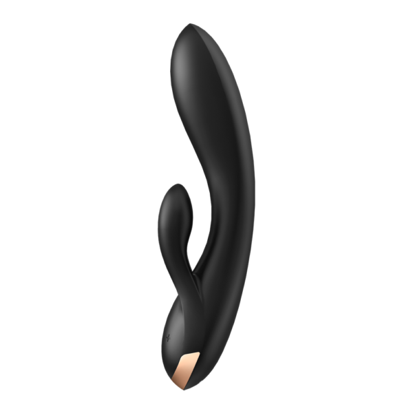 Satisfyer Double Flex Vibrador Rabbit com App Preto - Imagem 2