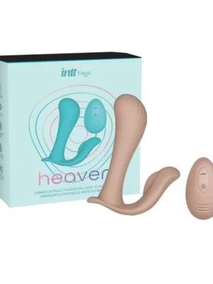 Heaven Nude Vibrador Clitoriano e Vaginal com Controle Remoto Sem Fio