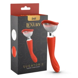 Sugator 2 Intt Vibrador 2 em 1 com Sugador de Clitóris e Parte Penetrável