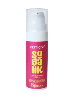 Sugalik Gel Sugador Líquido Sabor Frutas Vermelhas 15g