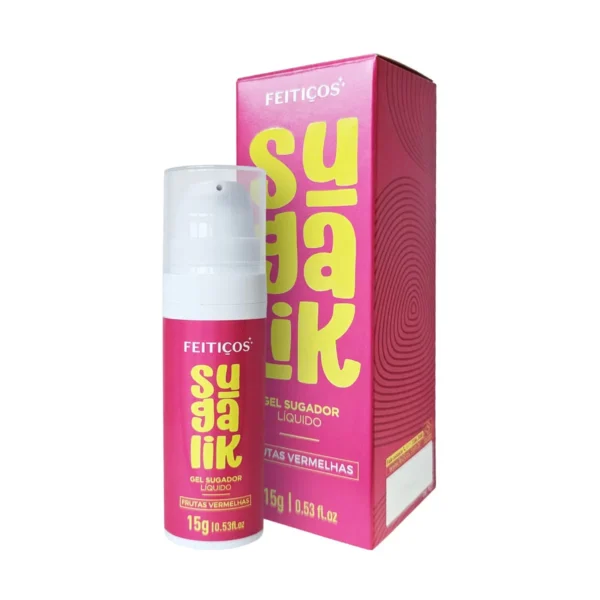 Sugalik Gel Sugador Líquido Sabor Frutas Vermelhas 15g - Imagem 2